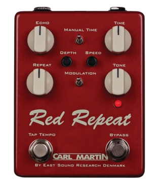 Book cover for Carl Martin Red Repeat 2016 Edition Pedal