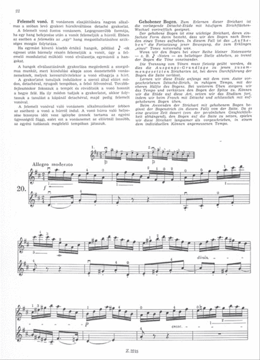 Gradus ad Parnassum II op. 38 30 fortgeschrittene String Duet scores gallery preview page 4