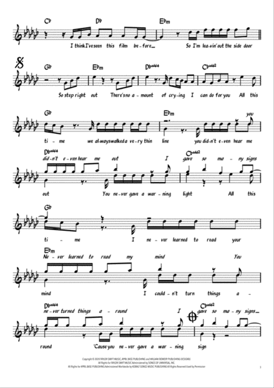 Exile Piano scores gallery preview page 3