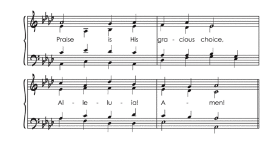 Come Christians Join To Sing Voice scores gallery preview page 5