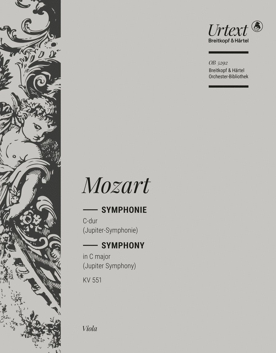Symphony [No. 41] in C major K. 551 Orchestra scores gallery preview page 1