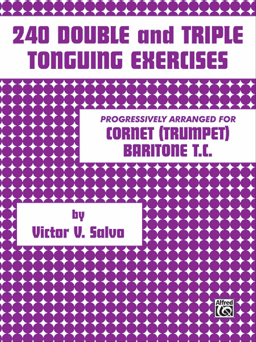 240 Double and Triple Tonguing Exercises Cornet scores gallery preview page 1