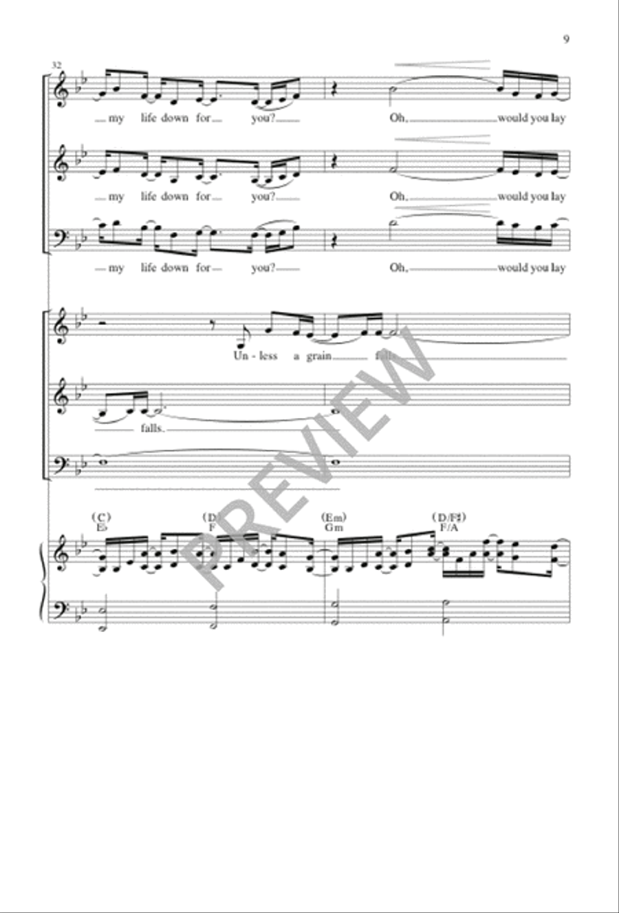 Unless a Grain 3-Part scores gallery preview page 9