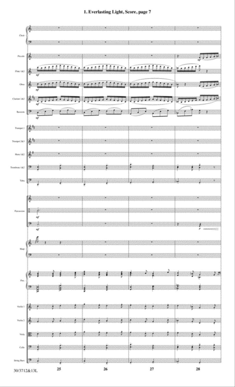 Everlasting Light - Full Score Choir scores gallery preview page 9