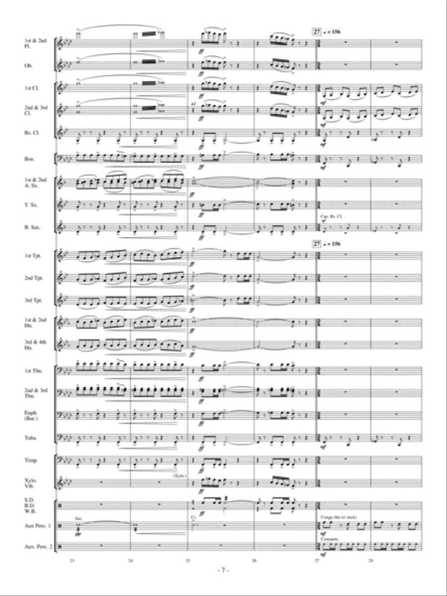 Costa del Sol Costa del Sol Concert Band scores gallery preview page 6