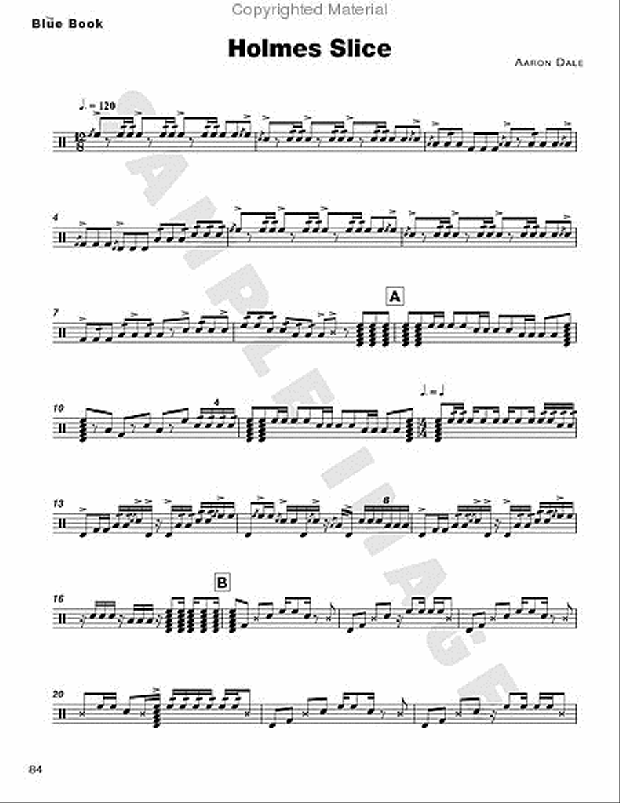 Blue Book, The Percussion scores gallery preview page 11