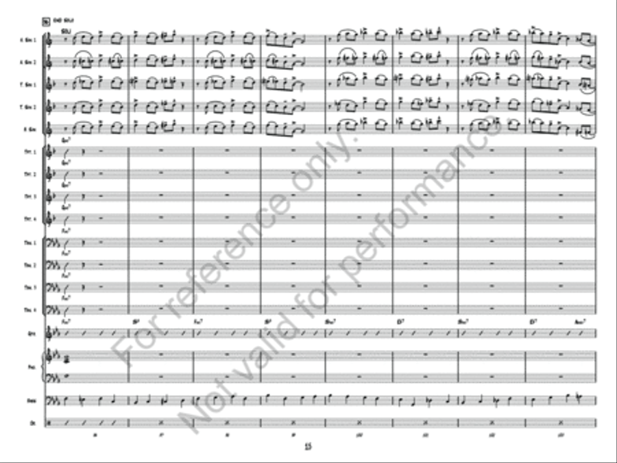 Fascinating Rhythm Jazz Ensemble scores gallery preview page 16