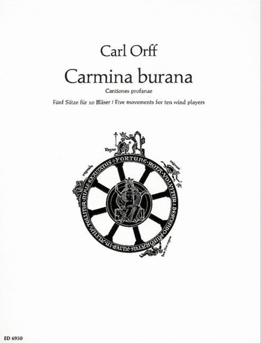 Carmina Burana English Horn scores gallery preview page 1