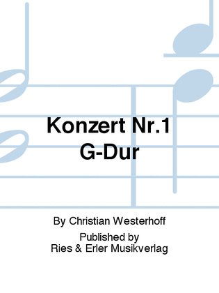 Book cover for Konzert No. 1 in G-dur
