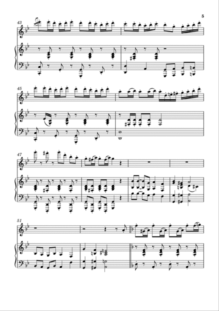 Circle Dance Flute Solo scores gallery preview page 5