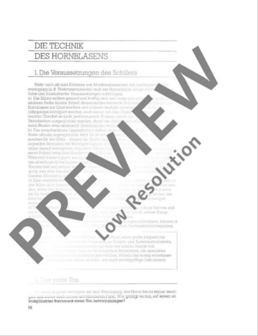 Horn-Schule Horn scores gallery preview page 17