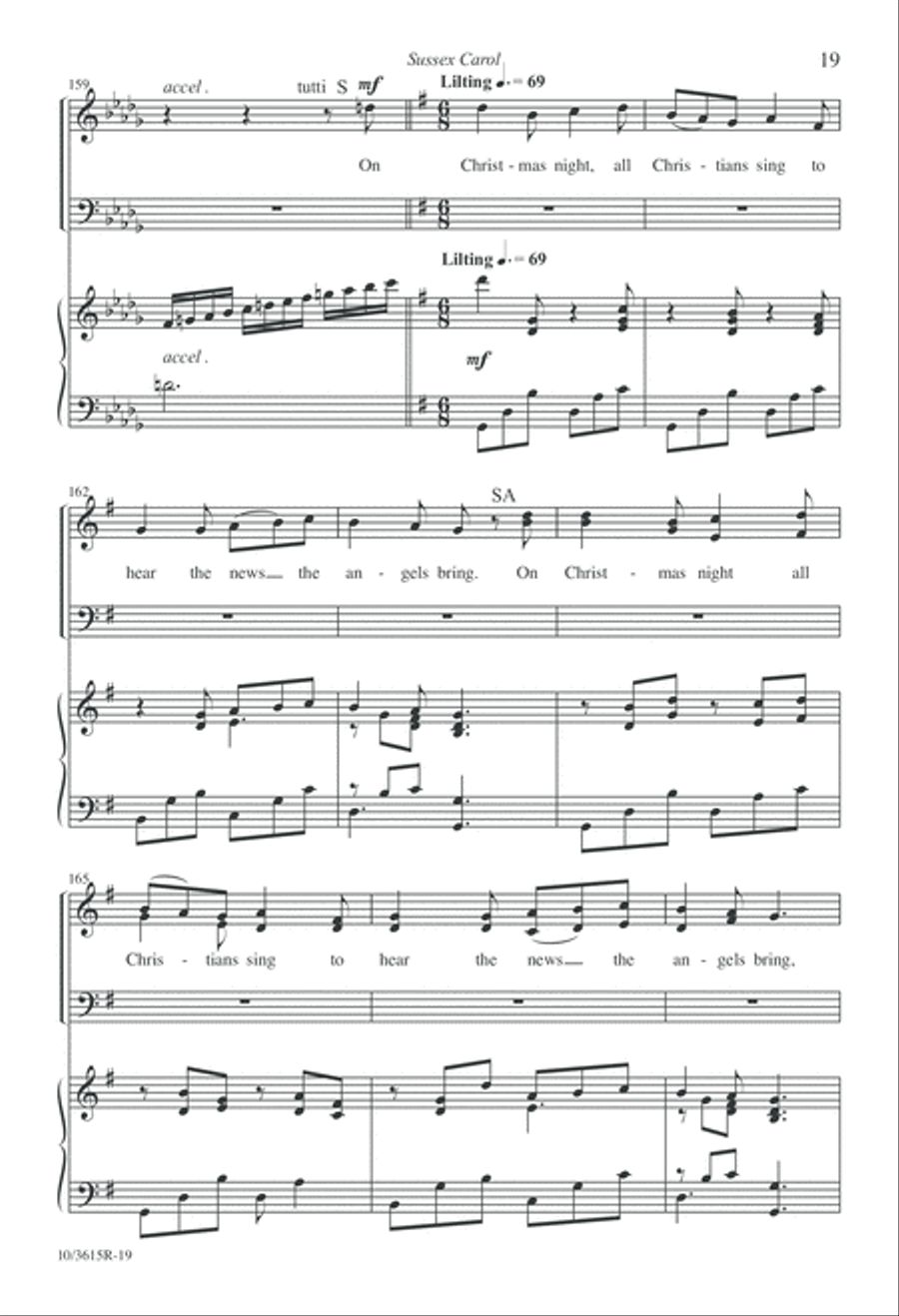 An Olde English Christmas Divisi scores gallery preview page 19