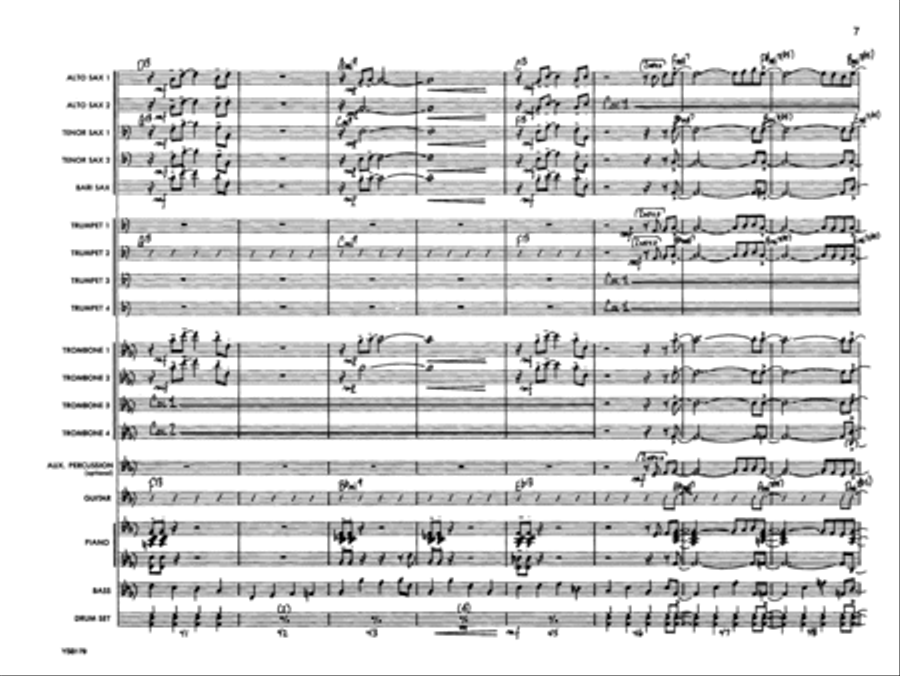 Just a Little Off the Top Jazz Ensemble scores gallery preview page 7