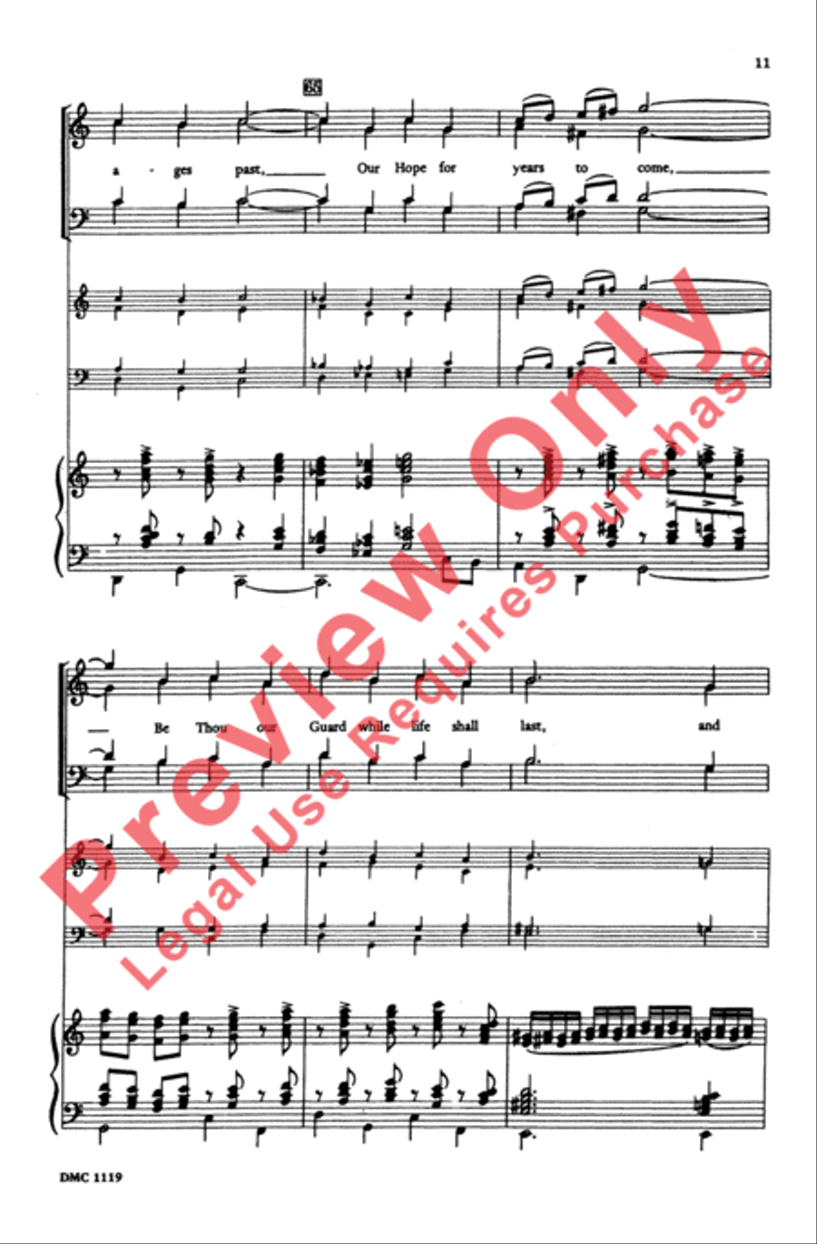 Festival Piece on St. Anne 4-Part scores gallery preview page 11