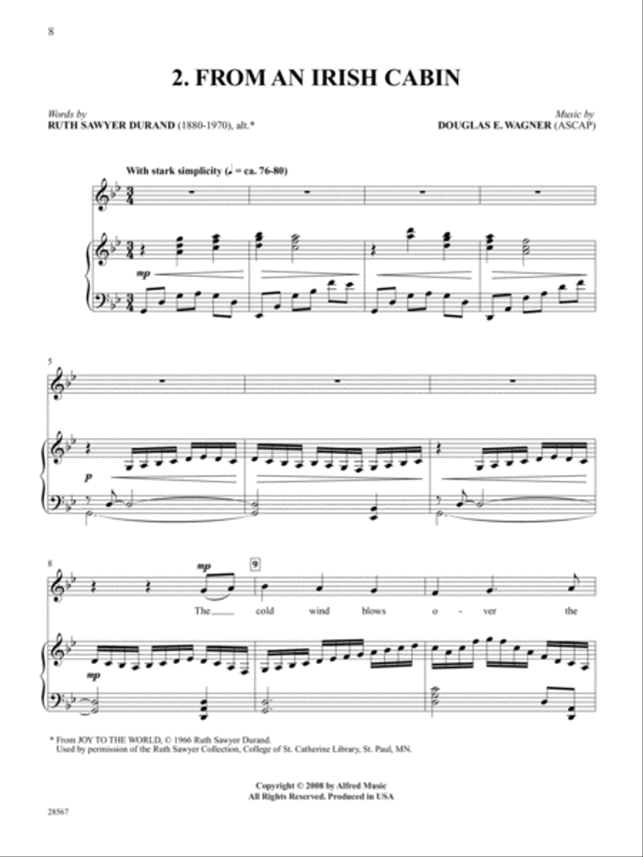 Sing Me a Song Voice scores gallery preview page 5