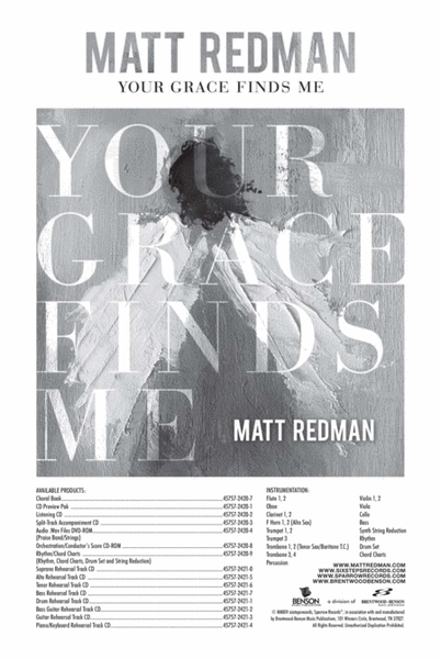Your Grace Finds Me - Orchestra Parts & Conductor's Score CD-ROM image number null