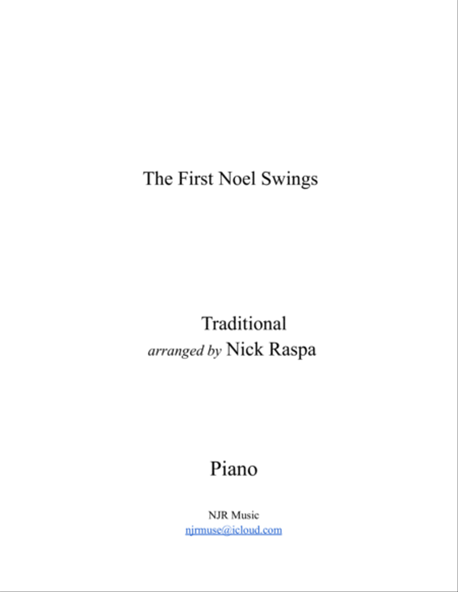 The First Noel Swings (elementary piano) Easy Piano scores gallery preview page 3