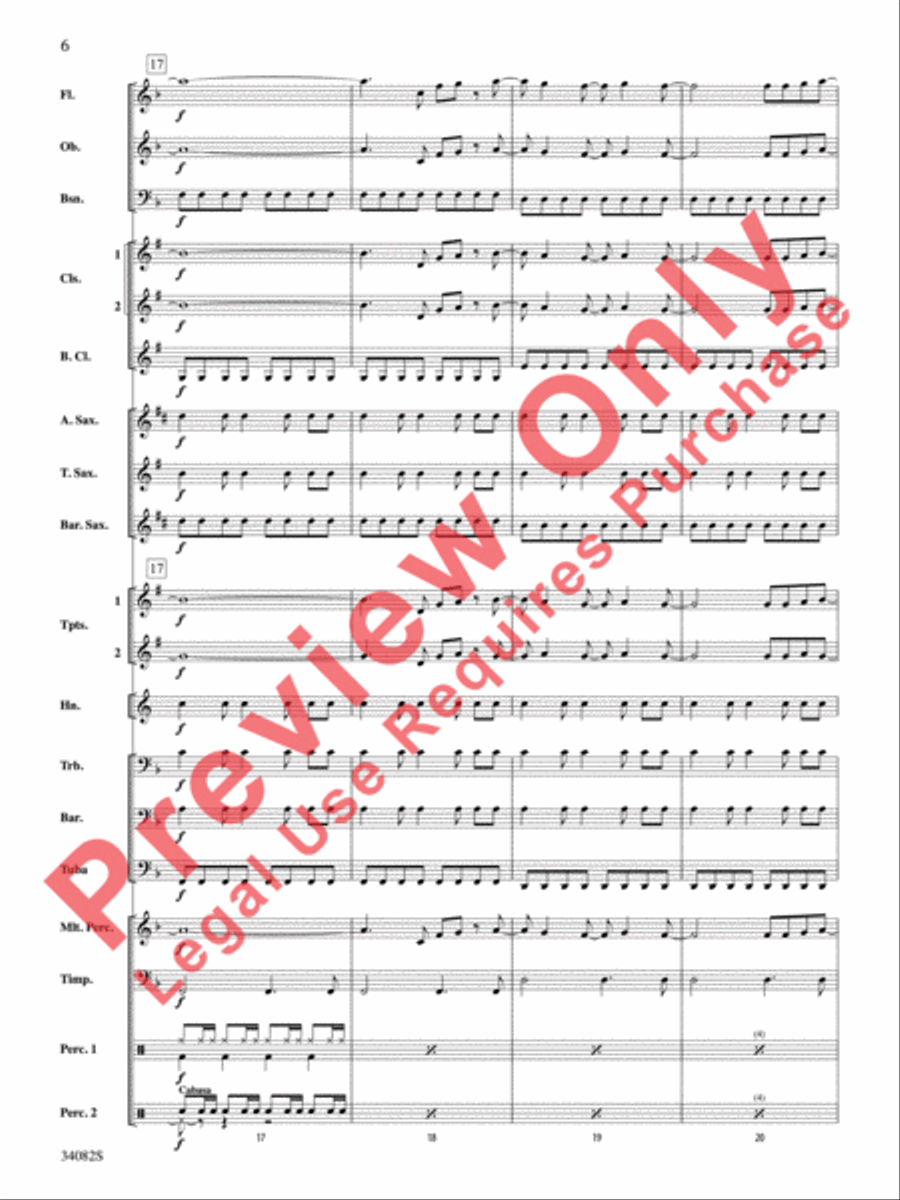 Just the Way You Are (Amazing) Concert Band scores gallery preview page 7