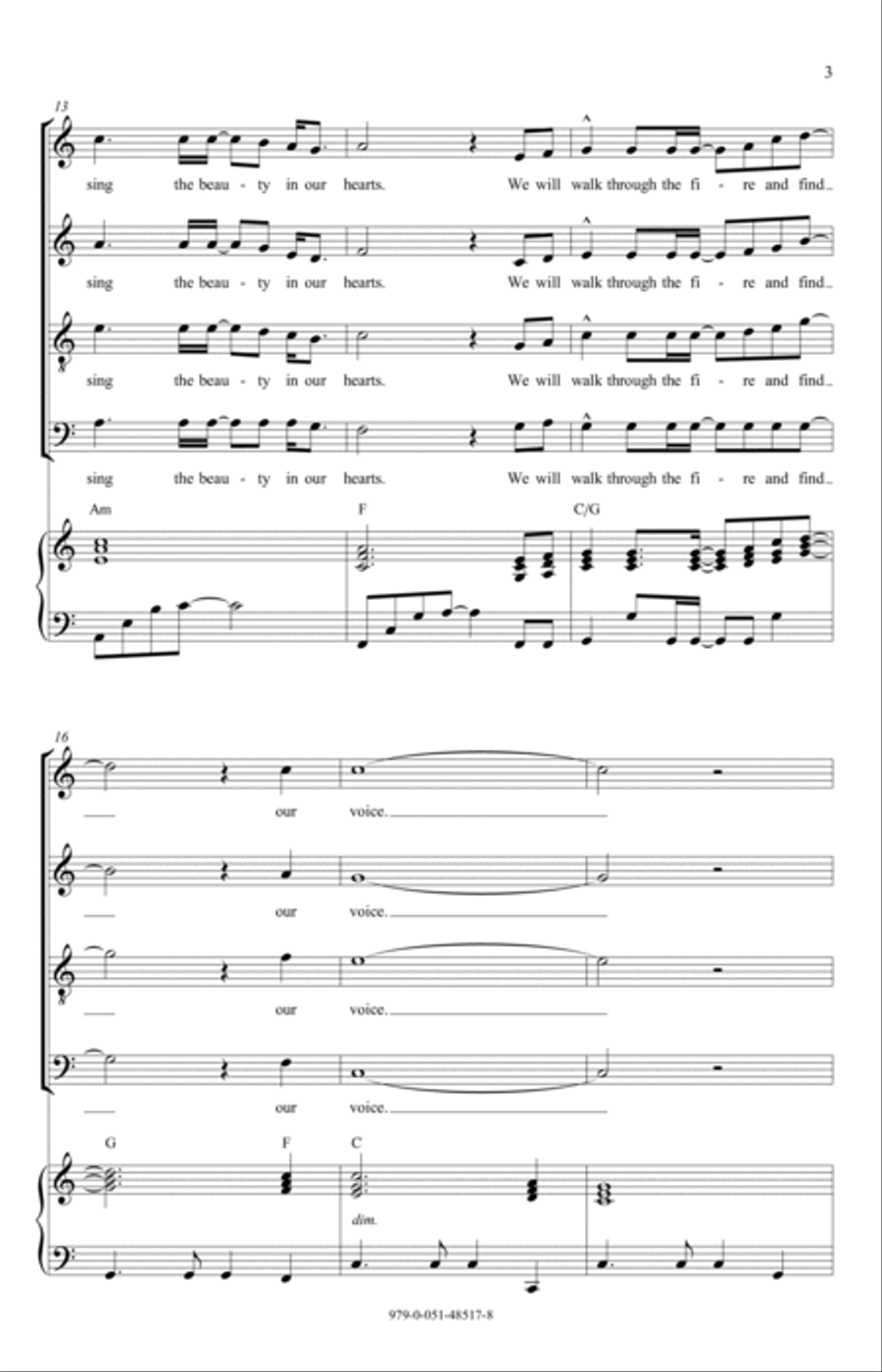 We Will Rise Up Together We Will Rise Up Together 4-Part scores gallery preview page 3