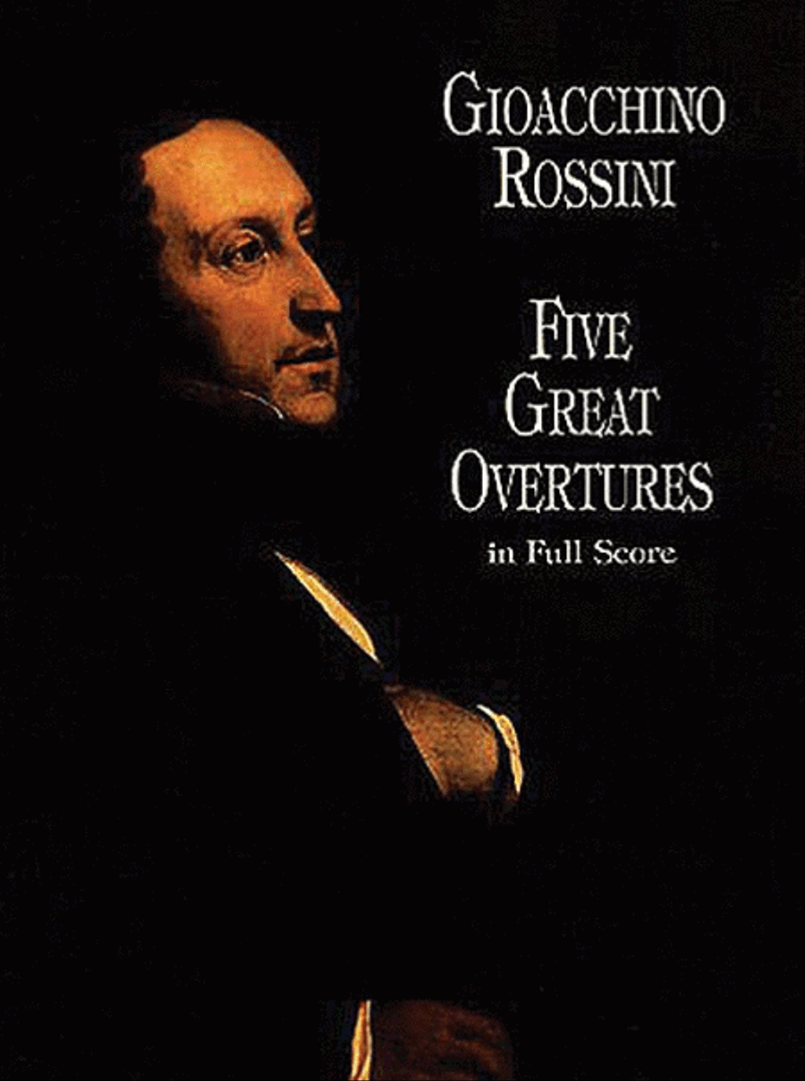Five Great Overtures in Full Score Full Orchestra scores gallery preview page 1
