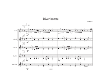 Divertimento (Clarinet Quintet)