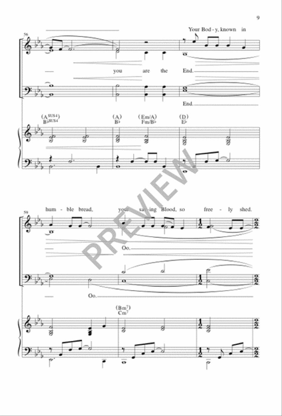 The Beginning and the End 4-Part scores gallery preview page 9
