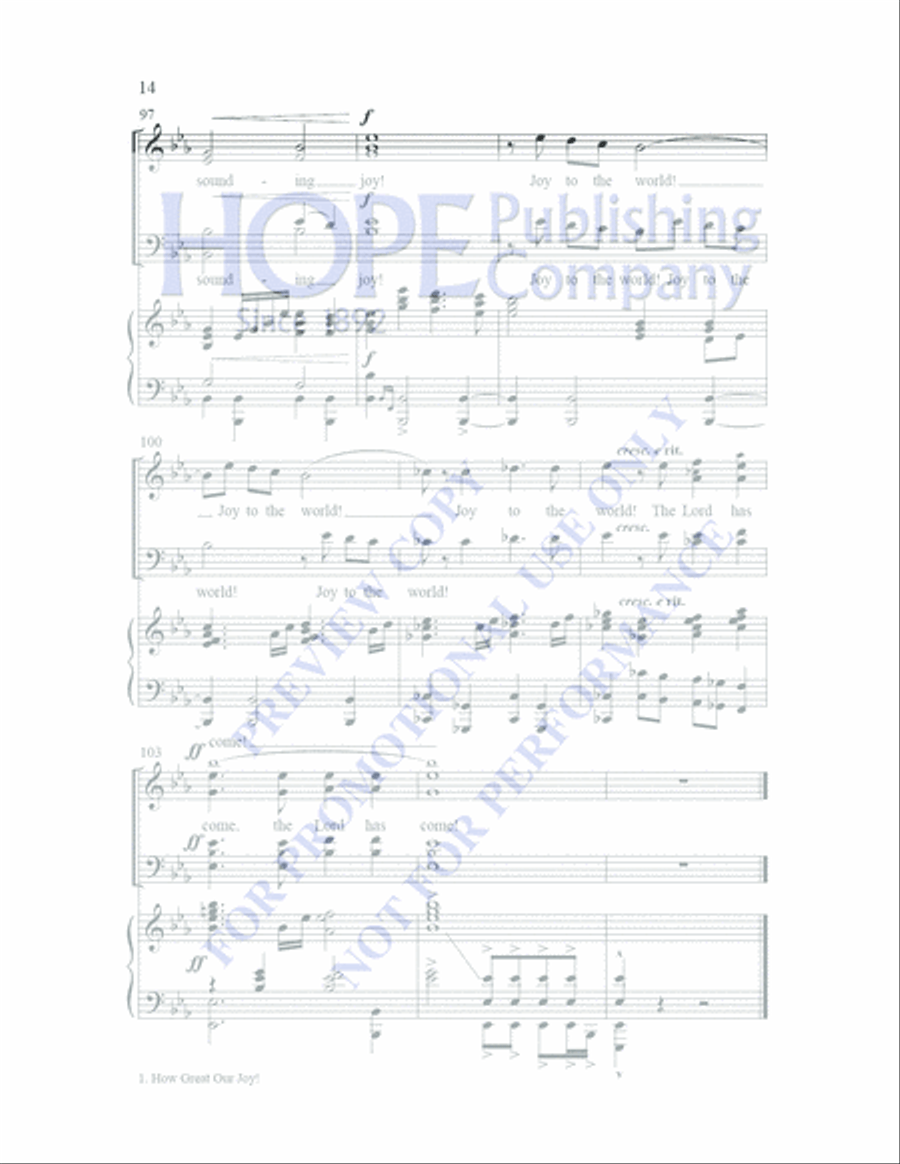 Joy Has Dawned Joy Has Dawned 4-Part scores gallery preview page 20