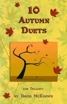 Book cover for 10 Autumn Duets for Trumpet