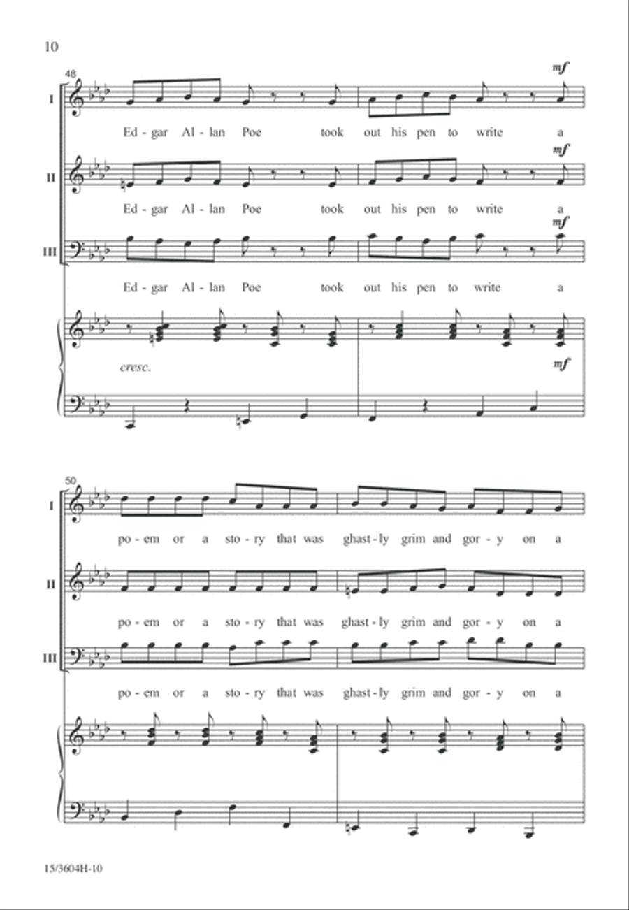 A Dark and Stormy Night A Dark and Stormy Night 3-Part scores gallery preview page 10