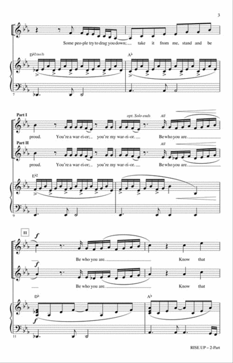 <br>Sheet music extract