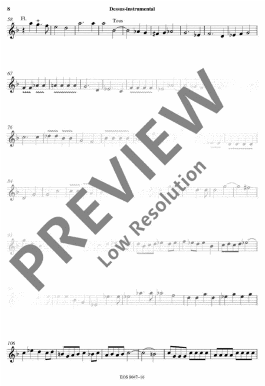 Messe de Mort Flute scores gallery preview page 8