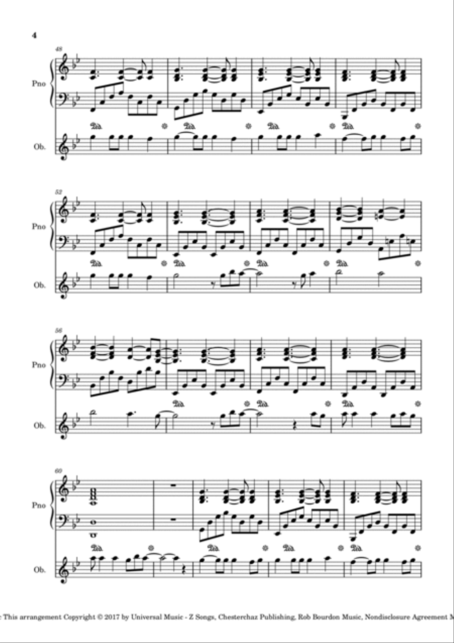 Numb Numb Piano scores gallery preview page 4