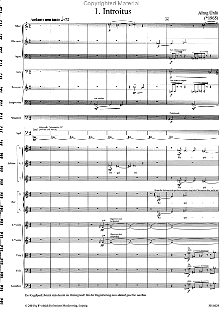 Requiem / Partitur 4-Part scores gallery preview page 2