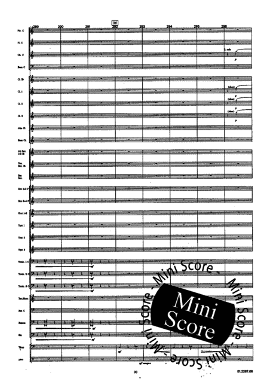 La Derniere Valse Concert Band scores gallery preview page 37