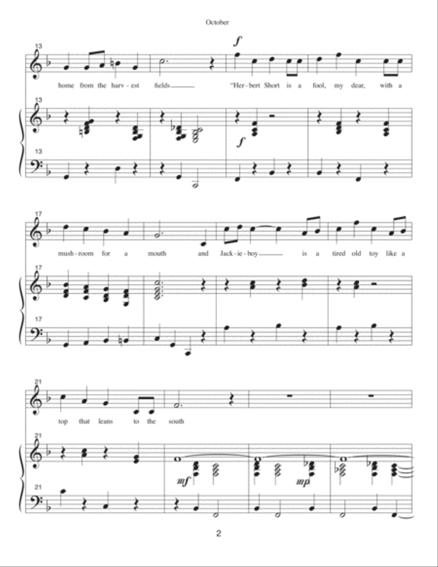 Memphis Voices (Medium High Voice) High Voice scores gallery preview page 3