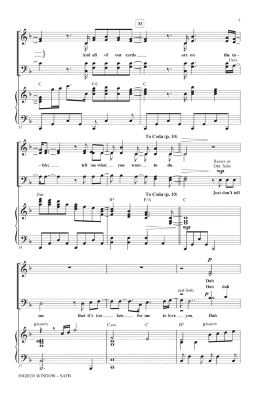 Higher Window Higher Window 4-Part scores gallery preview page 5