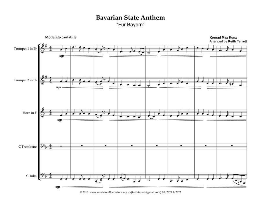 Bavarian State Anthem 