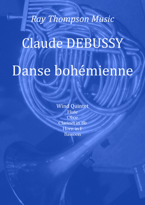 Book cover for Debussy: Danse bohémienne - wind quintet