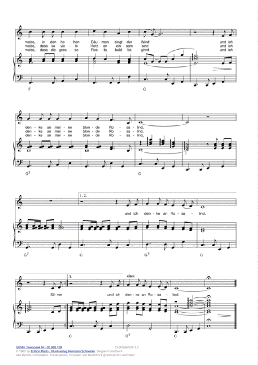 Silvermoon Piano, Vocal, Guitar scores gallery preview page 3