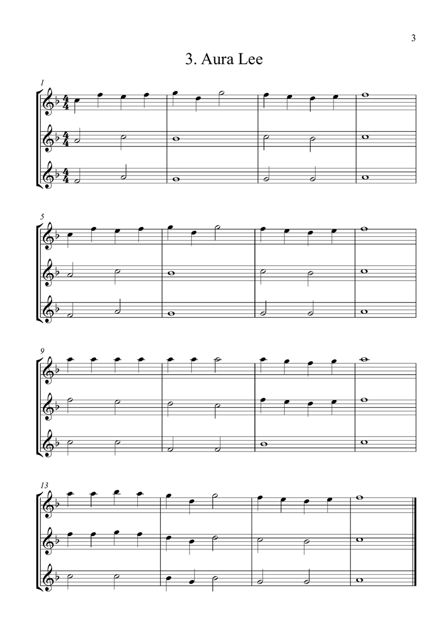 14 Easy Flexible Trios Large Ensemble scores gallery preview page 3