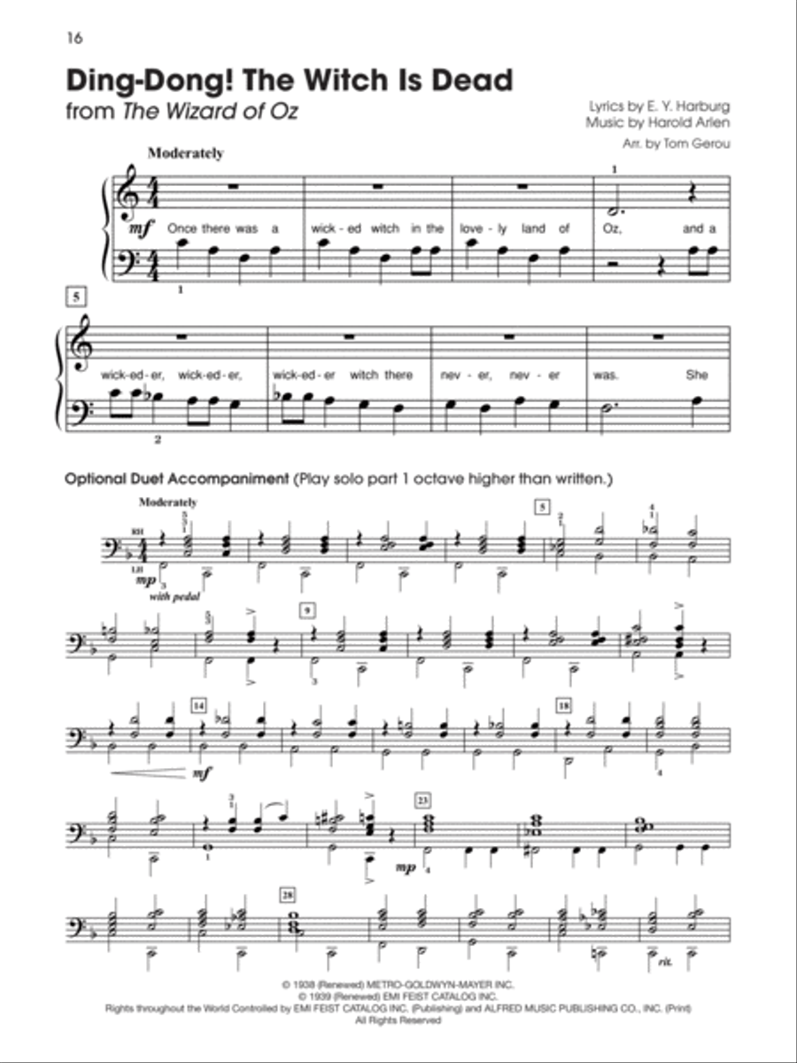 5 Finger Halloween Fun Easy Piano scores gallery preview page 7