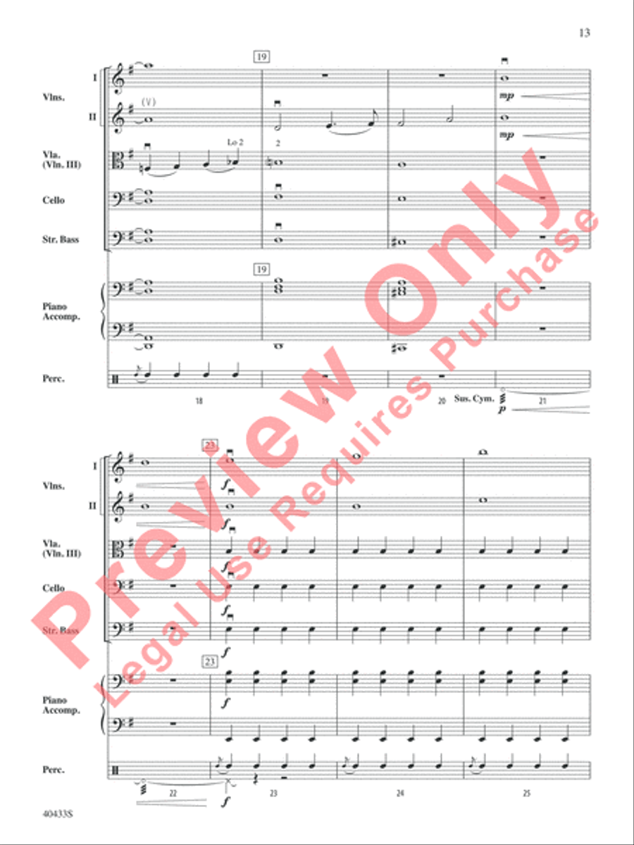 The Hobbit: An Unexpected Journey, Selections from String Orchestra scores gallery preview page 14