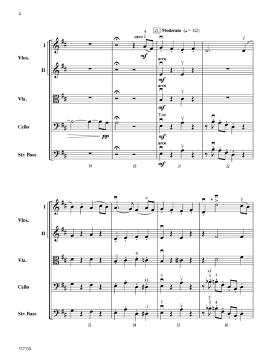 A Rococo Theme String Orchestra scores gallery preview page 4