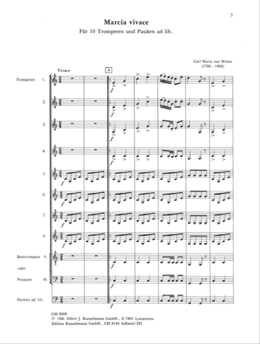 Marcia vivace Marcia vivace Trumpet scores gallery preview page 2