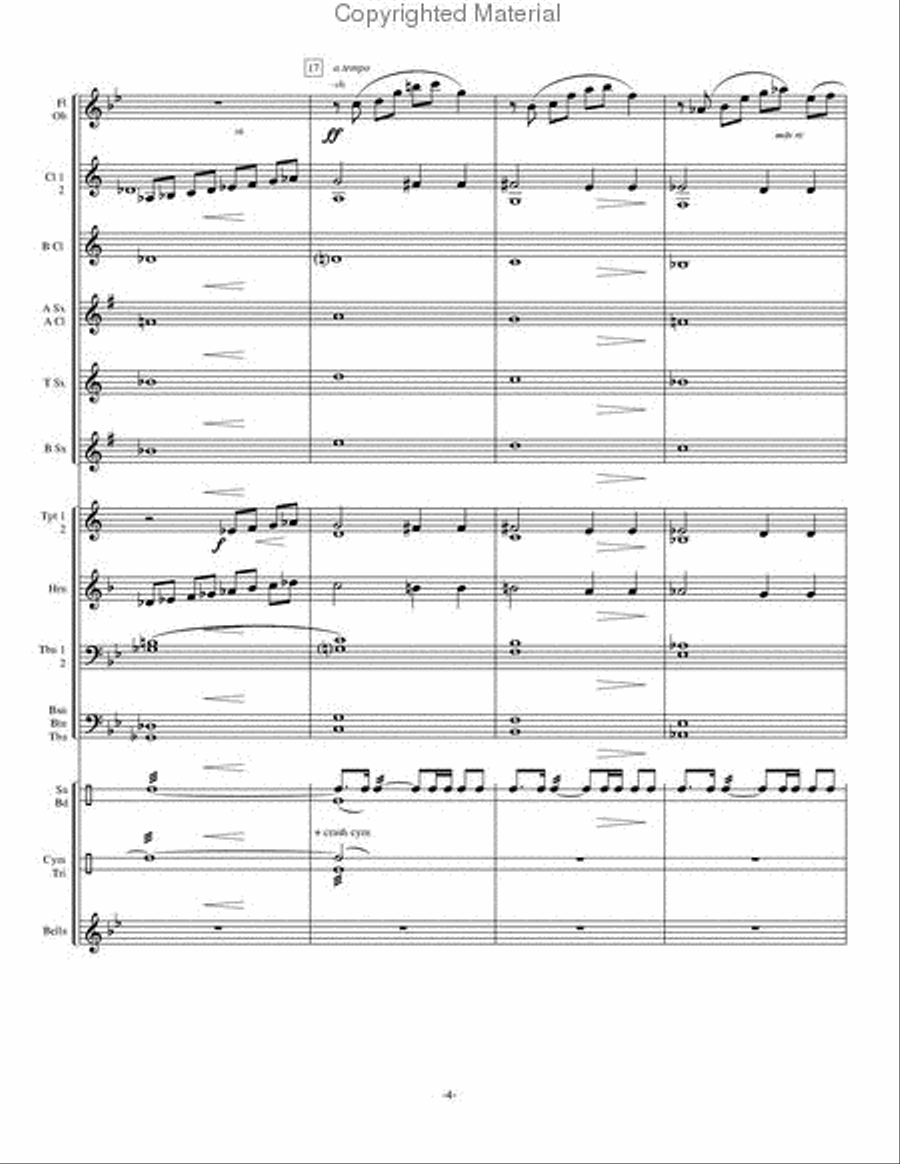 Chorale Prelude: For The Beauty of the Earth Concert Band scores gallery preview page 7