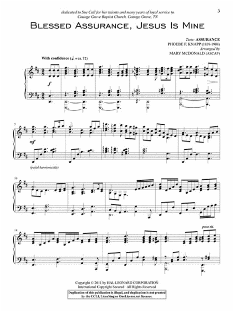 Gospel Gold – Volume 2 Gospel Gold – Volume 2 Piano Solo scores gallery preview page 2