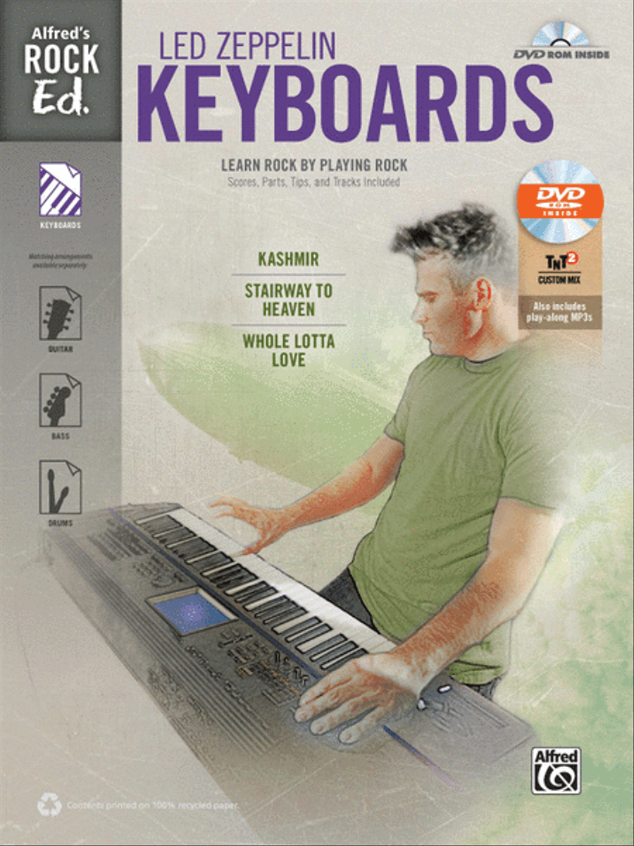 Alfred's Rock Ed. -- Led Zeppelin Keyboards Piano Method scores gallery preview page 1