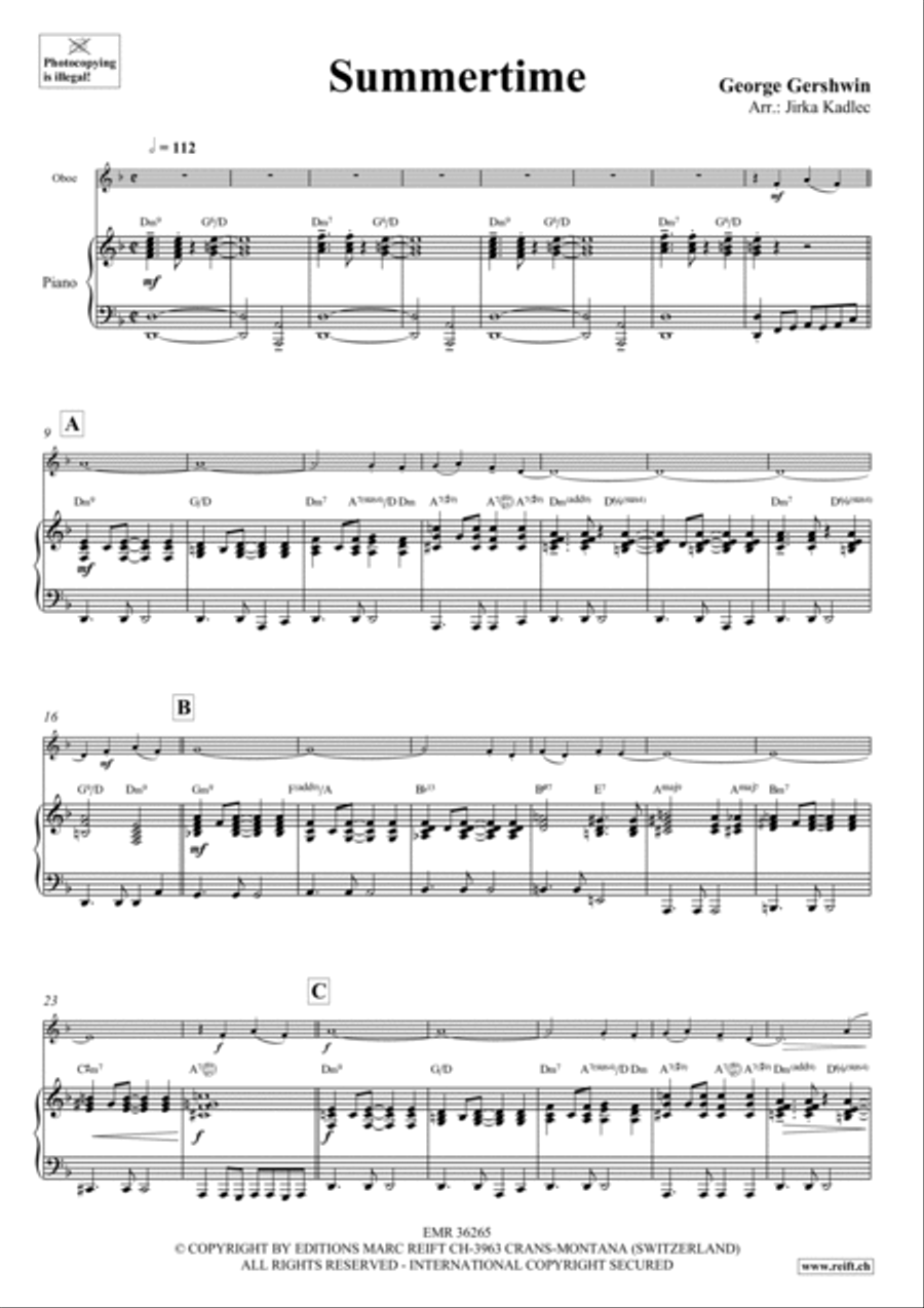Summertime Summertime Piano Accompaniment scores gallery preview page 4