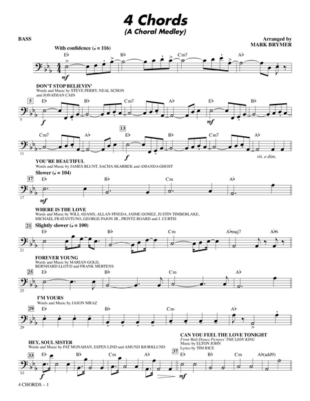 4 Chords (A Choral Medley) - Bass