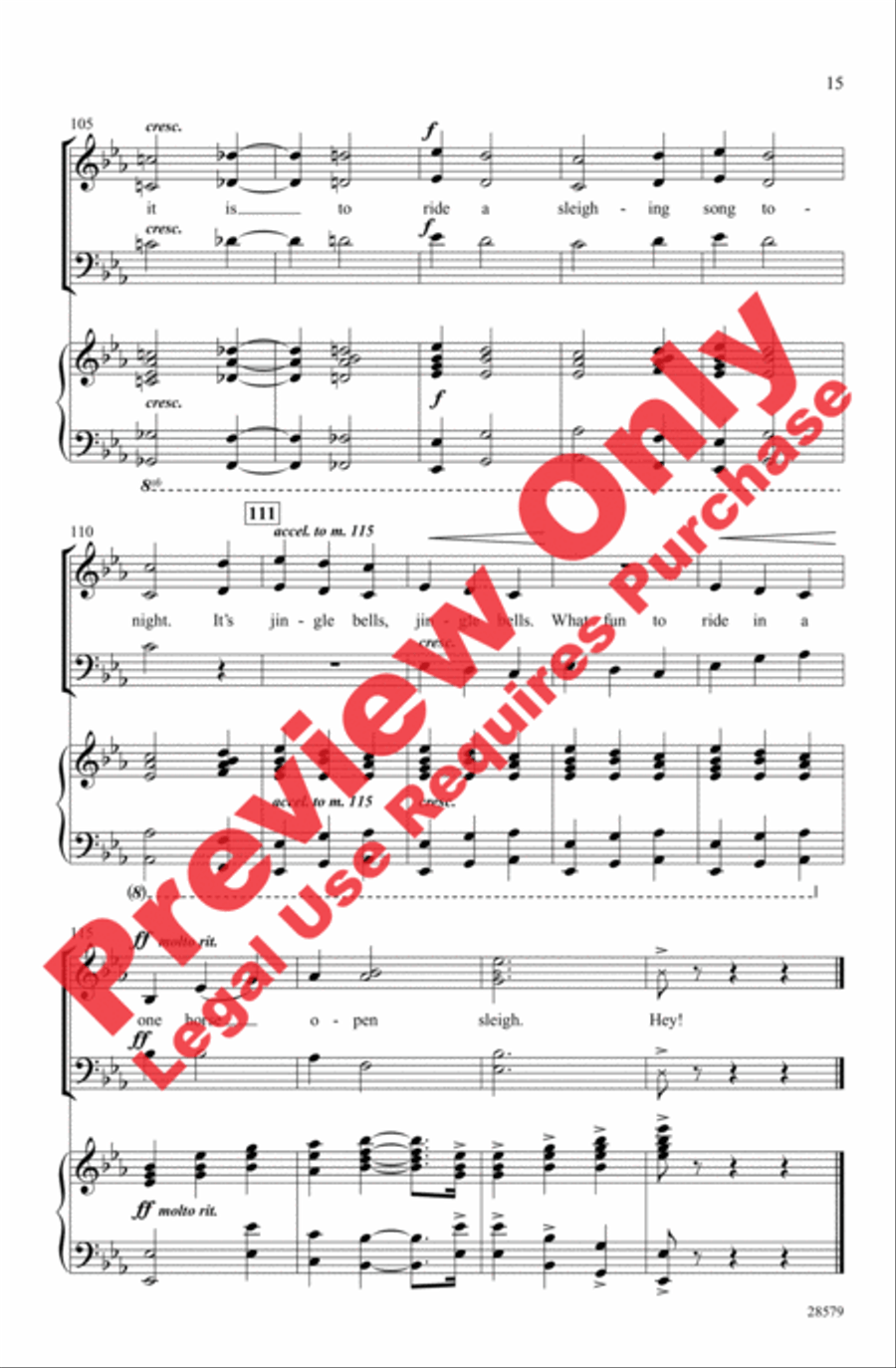 Nutcracker Jingles 4-Part scores gallery preview page 14